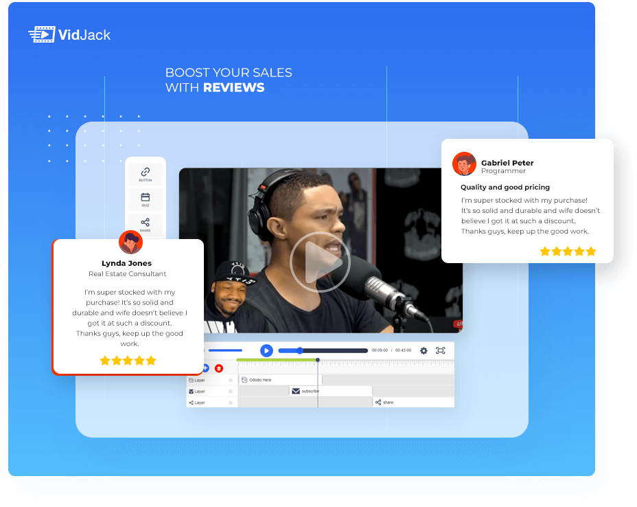 11-reviews & trainning video with vidjack reviews