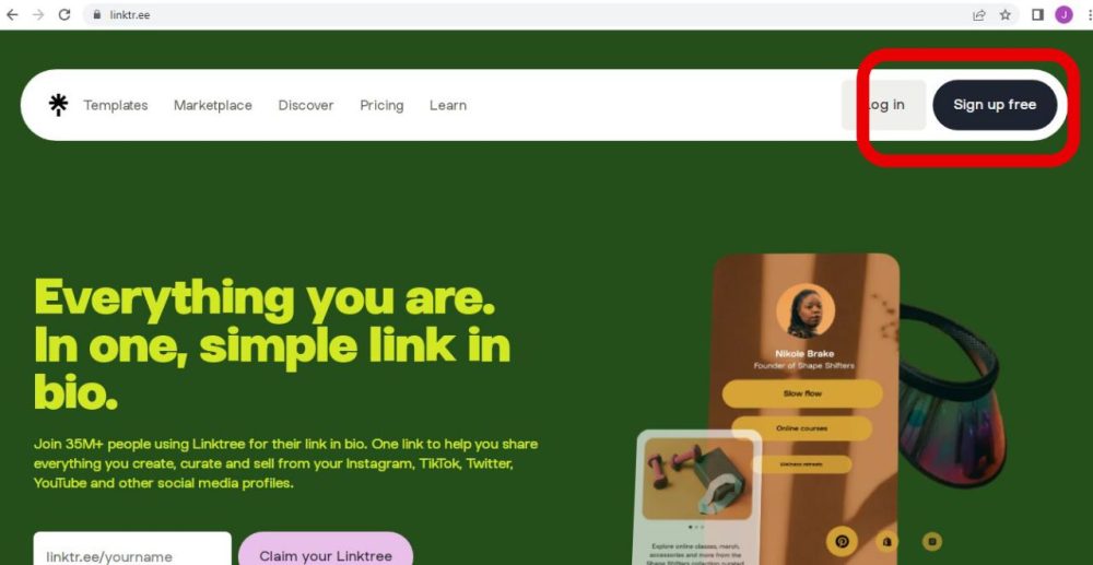Create a Landing Page