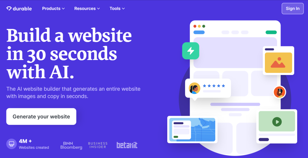 Creating Websites for Local Businesses using Durable.co