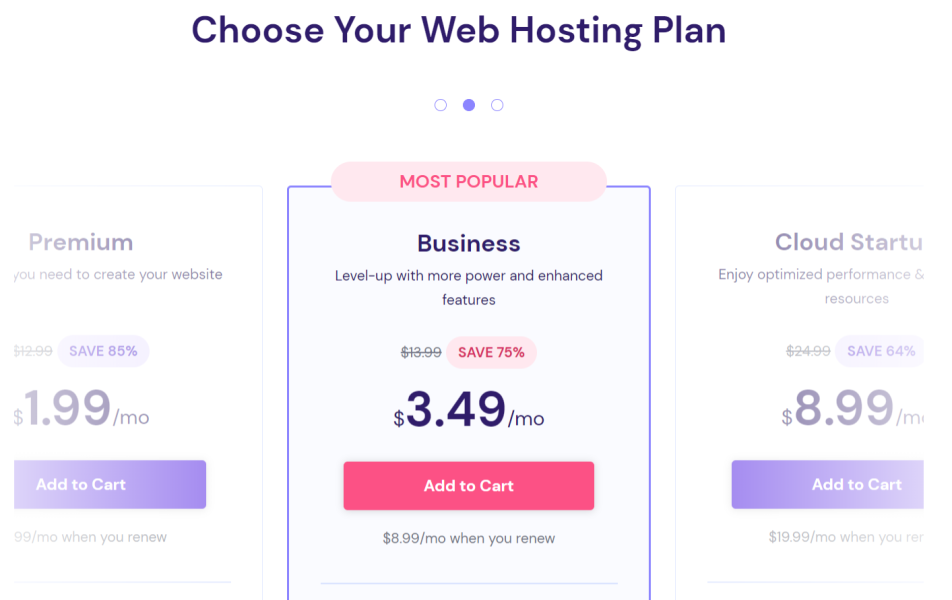 Pick a Hosting Plan