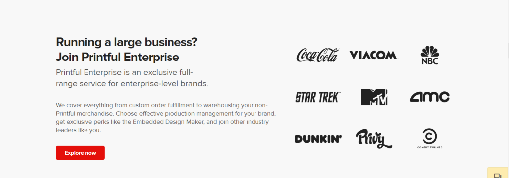 Printful Enterprise plan
