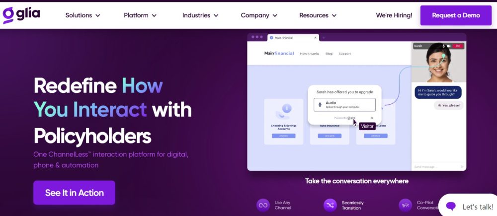 Glia digital customer service platform provider