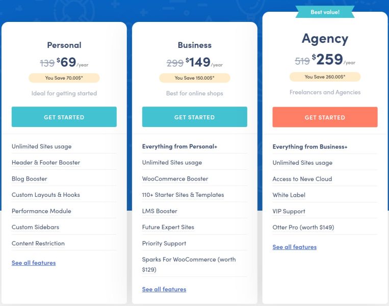 Neve-PRO- New Pricing-Themeisle 