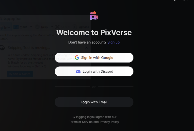 PixverseAI account