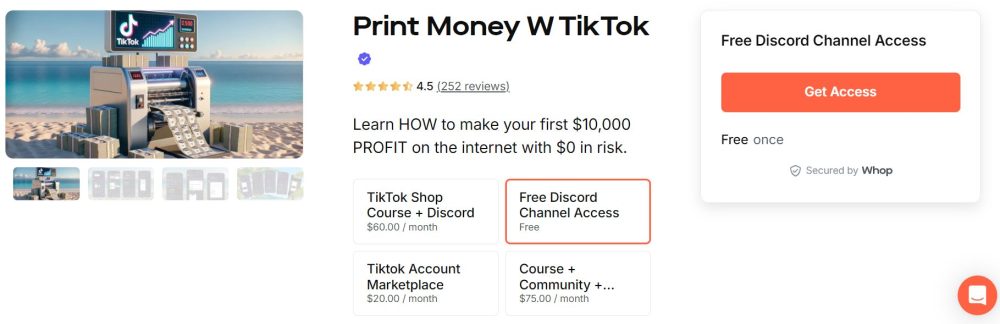 My Experience with "Print Money W TikTok"